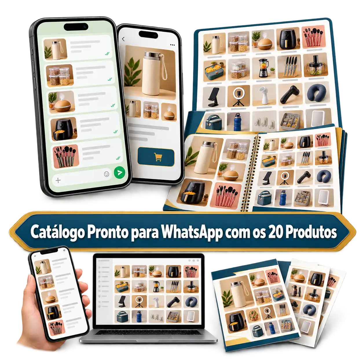 Bônus 1 — Catálogo Pronto para WhatsApp com os 20 Produtos